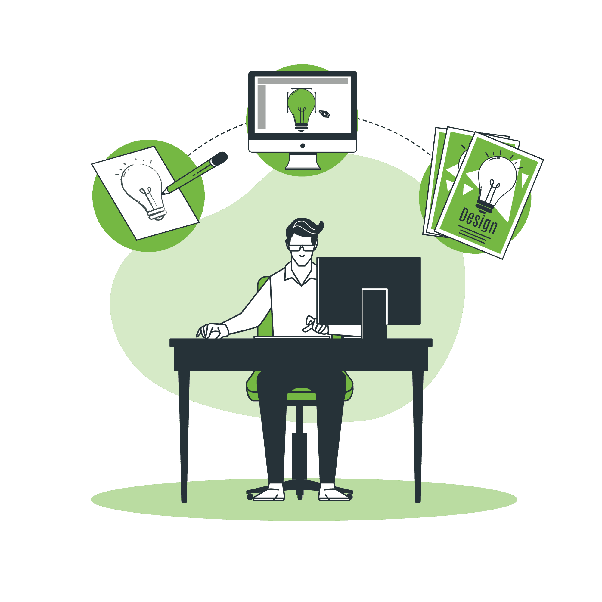 Graphic Design service illustration