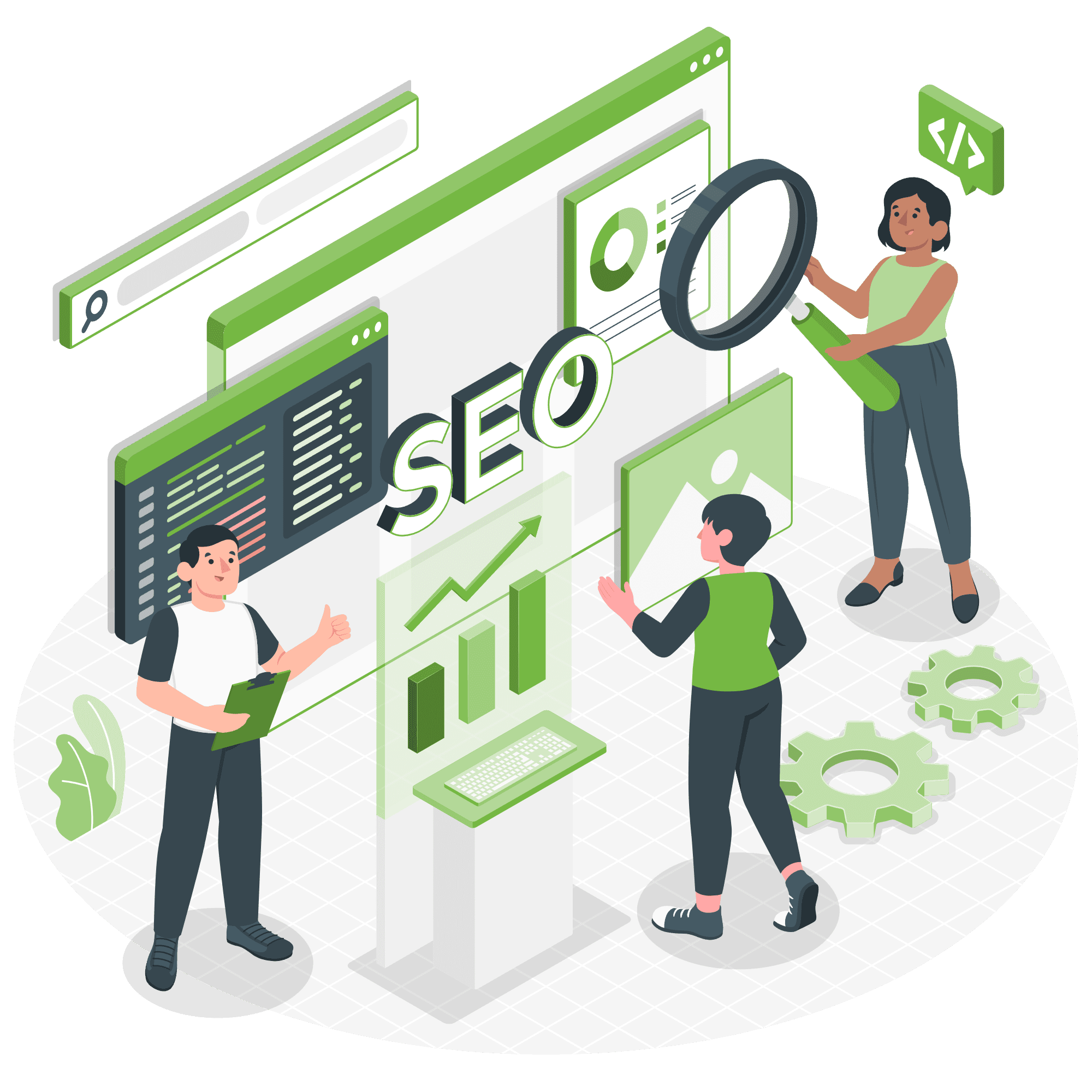 SEO service illustration